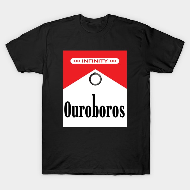 Ouroboros Cigarette T-Shirt by inotyler